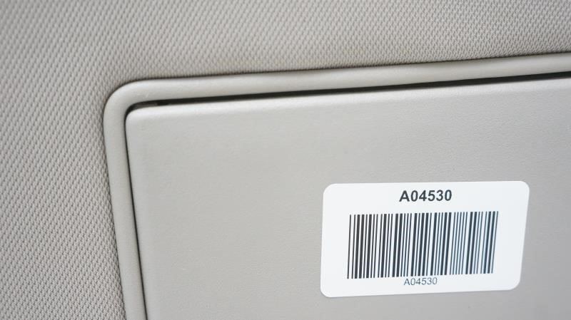 2014-2017 Nissan Rogue Passenger Right Sun Visor Gray 96400-4BA1D OEM - Alshned Auto Parts