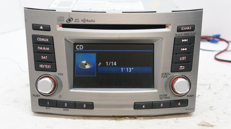 13-14 Subaru Outback AM/FM CD SAT MP3 Radio OEM 86201-AJ66A ID PE669UI - Alshned Auto Parts