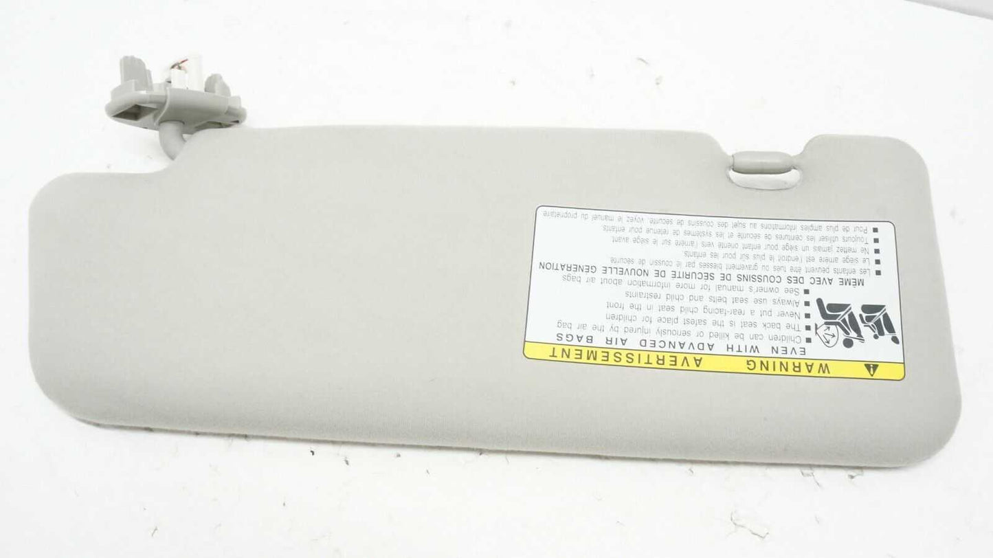 10-15 Toyota Prius Passenger Right Side Sun Visor (Gray) OEM 74310-47200-B0 - Alshned Auto Parts