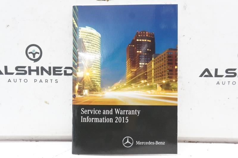 2015 Mercedes-Benz CLA250 Operators Manual Book Warranty Case 1175847400 OEM - Alshned Auto Parts
