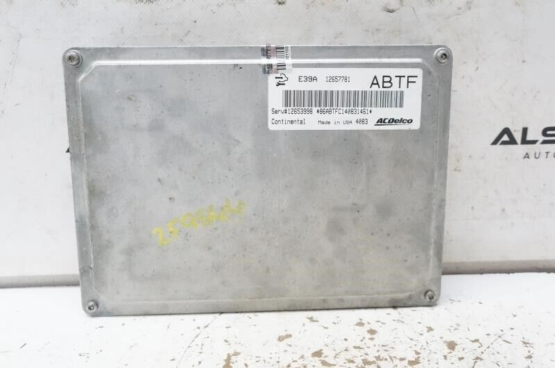 2014 GMC Terrain Engine Computer Control Module ECU ECM 12657781 OEM - Alshned Auto Parts