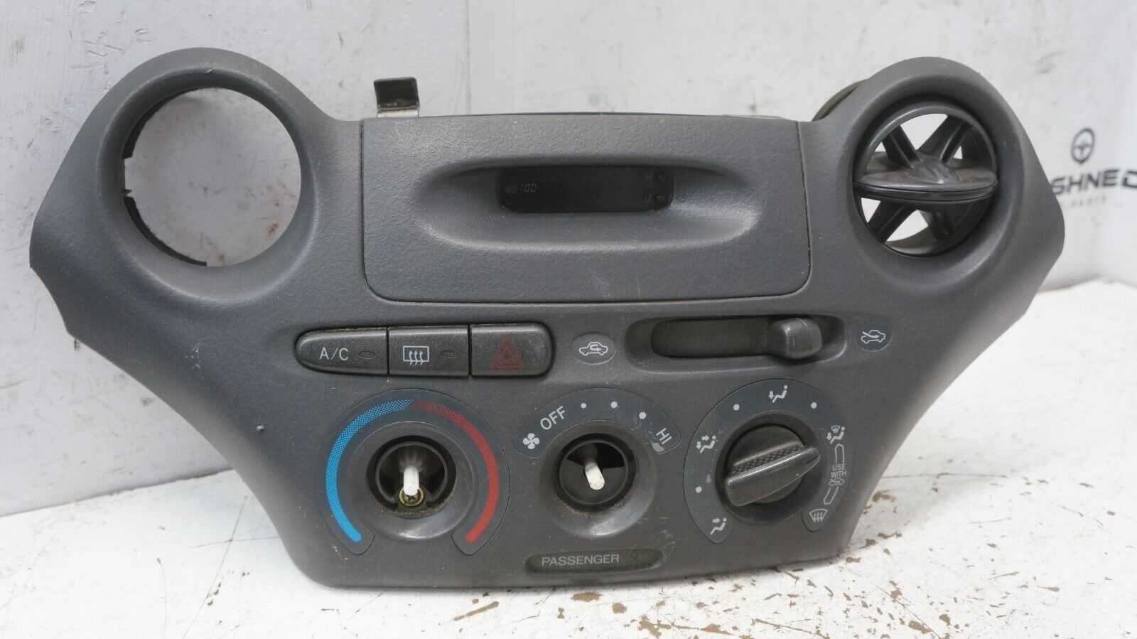 *READ* 00-05 Toyota Yaris AC Heater Climate Temp Control Panel 758268-701D OEM - Alshned Auto Parts