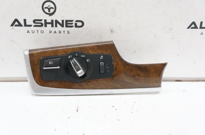 2013 BMW 535I Front Dashboard Left Headlight Switch Trim 9166644 OEM - Alshned Auto Parts