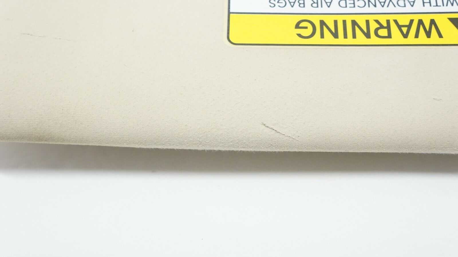 14-16 KIA Cadenza Passenger Right Side Sun Visor (Beige) OEM 852023R041AYK - Alshned Auto Parts