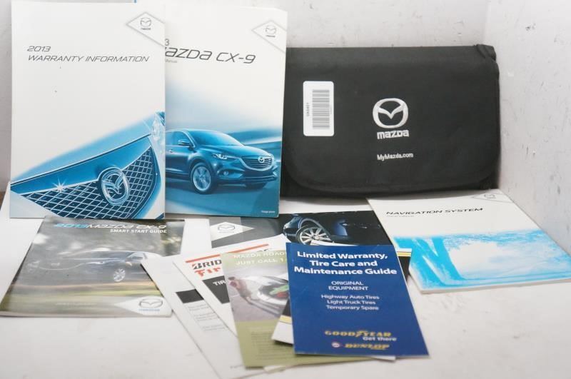 2013 Mazda CX-9 Owner's Manual Guide Book Set with Case - Alshned Auto Parts