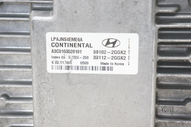 18-19 Hyundai Sonata 2.4 Engine Computer Control Module ECU ECM 39102-2GGK2 OEM - Alshned Auto Parts