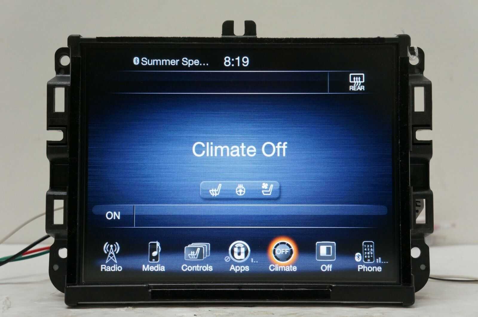 16 Jeep Cherokee Factory Radio Information Display Screen VP3 NA OEM 68249986AH - Alshned Auto Parts