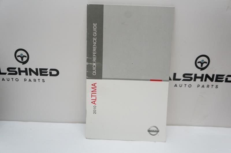 2010 Nissan Altima Owner's Manual Book Set with Case - Alshned Auto Parts