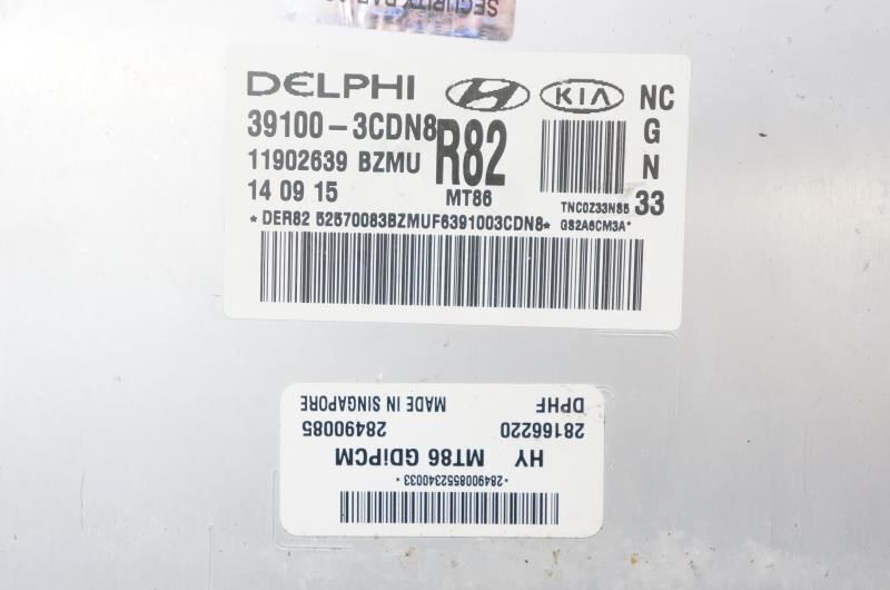 13-16 Hyundai Santa Fe 3.3 Engine Computer Control Module ECU ECM 39100-3CDN8 - Alshned Auto Parts