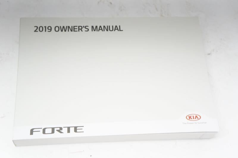 2019 Kia Forte Owner's Manual & Warranty Manual with Case - Alshned Auto Parts