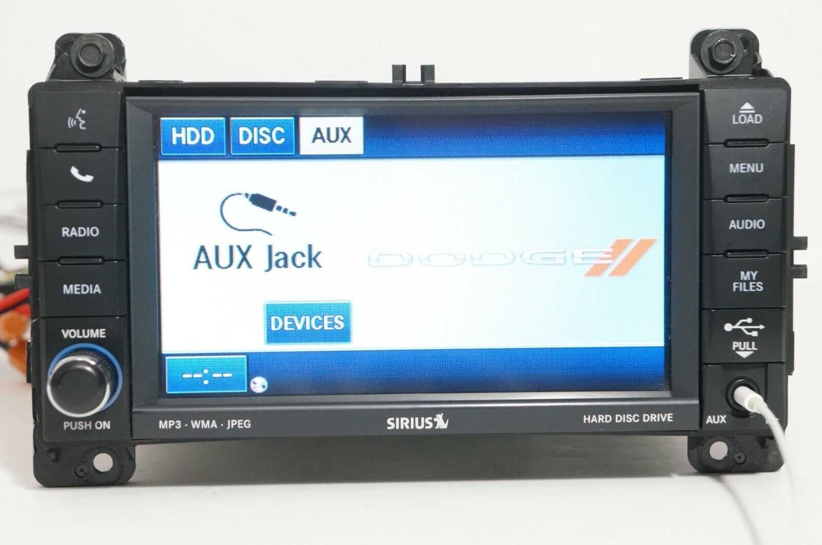 2011 Dodge Durango Jeep Grand Cherokee UConnect Radio CD DVD RBZ OEM P05091402AH - Alshned Auto Parts