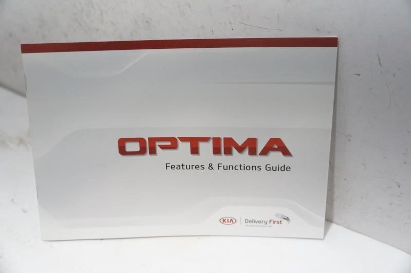 2016 Kia Optima Owner's Manual Book Set with Case - Alshned Auto Parts