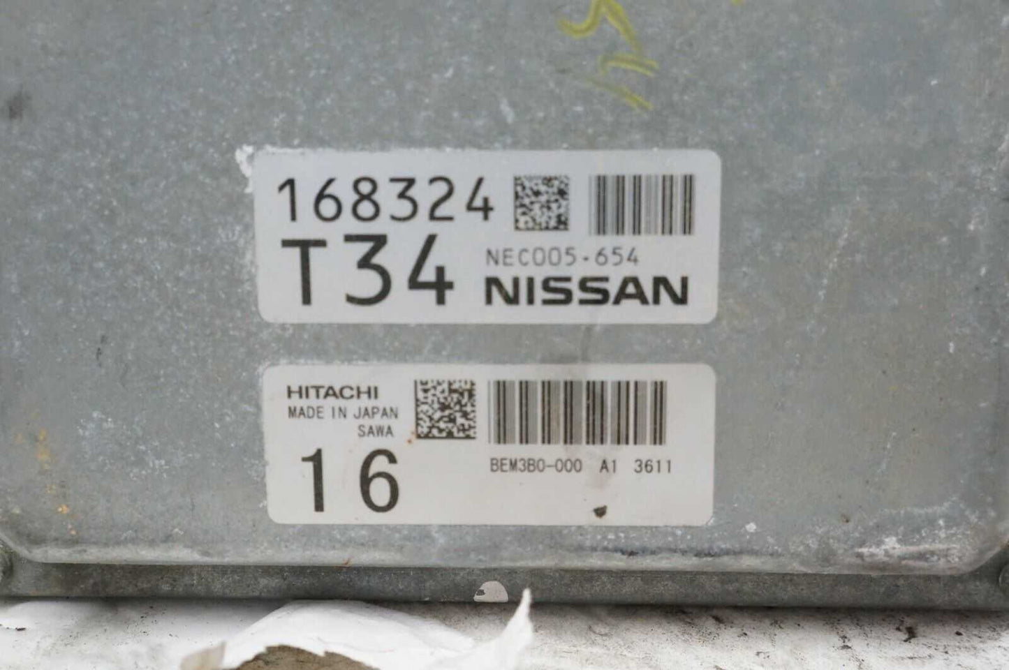 2012-2013 Nissan Quest Computer Engine Control ECU ECM EBX Module NEC005-654 OEM - Alshned Auto Parts