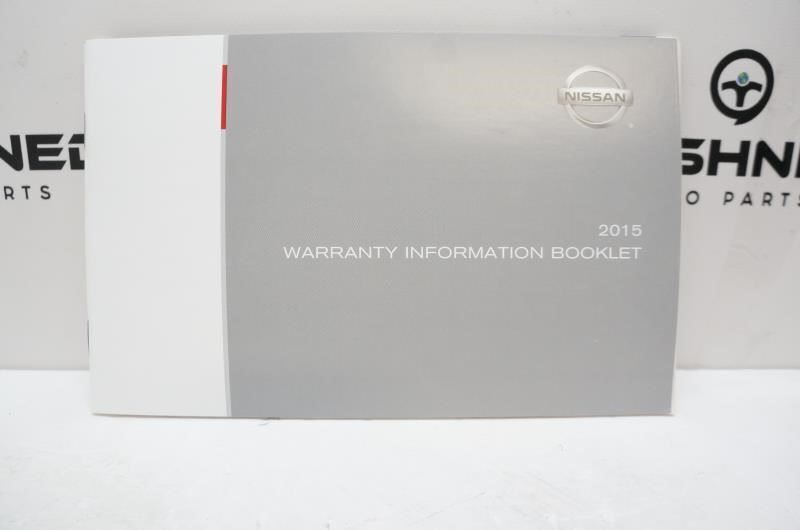 2015 Nissan Altima Owner Manual Set with Case - Alshned Auto Parts