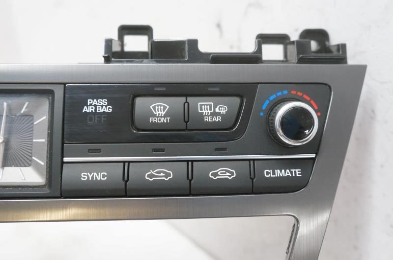 15-16 Hyundai Genesis AC Heater Temp Climate Control Faceplate 97250-B1120 OEM - Alshned Auto Parts