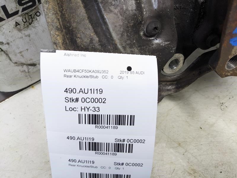 2018-2023 Audi S5 Rear Right Side Spindle Knuckle Hub 8W0-505-432-Q OEM - Alshned Auto Parts