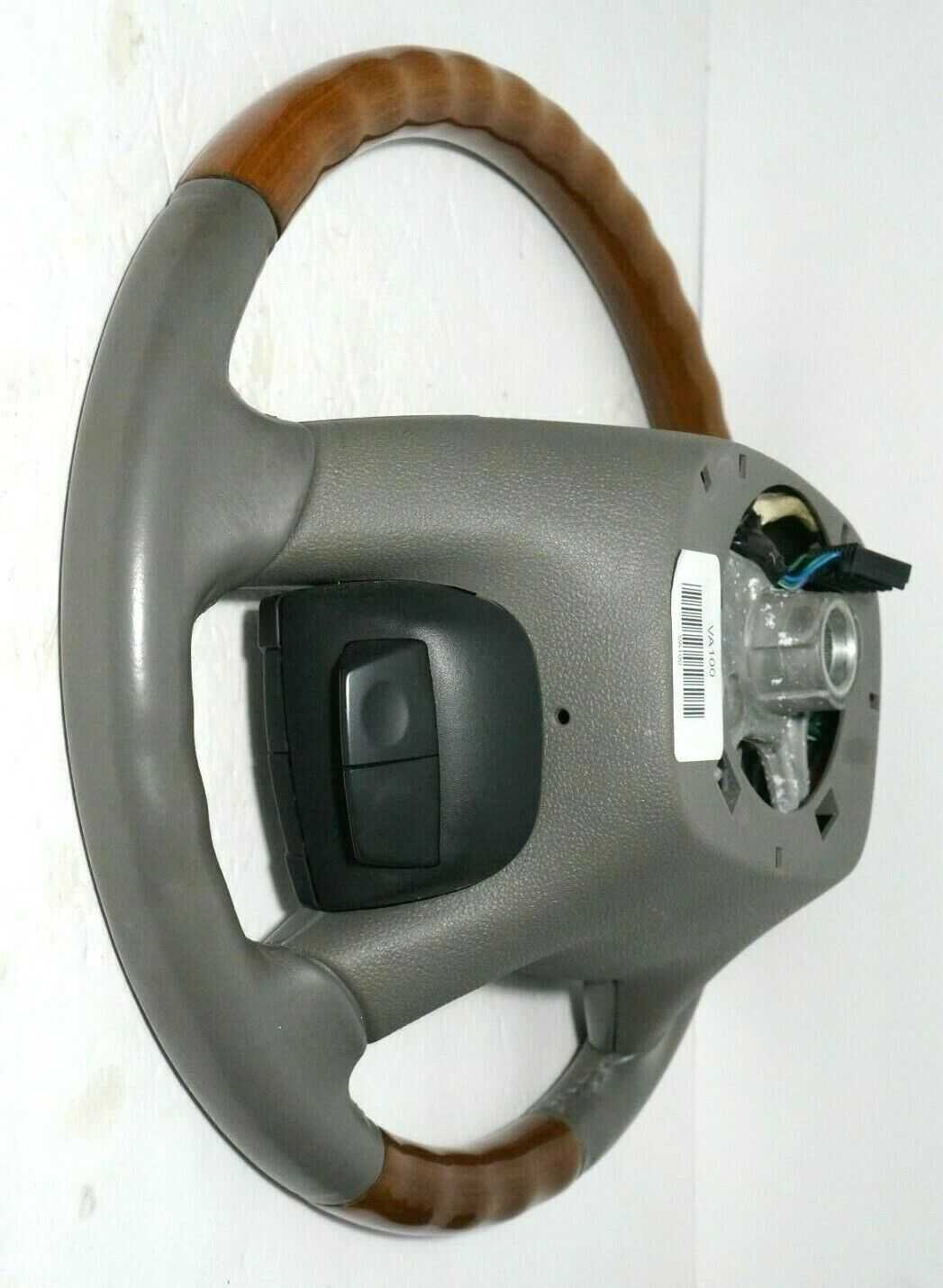 2008 Buick Enclave Leather & Wood Steering Wheel w/ Cruise Control OEM 25807098 - Alshned Auto Parts