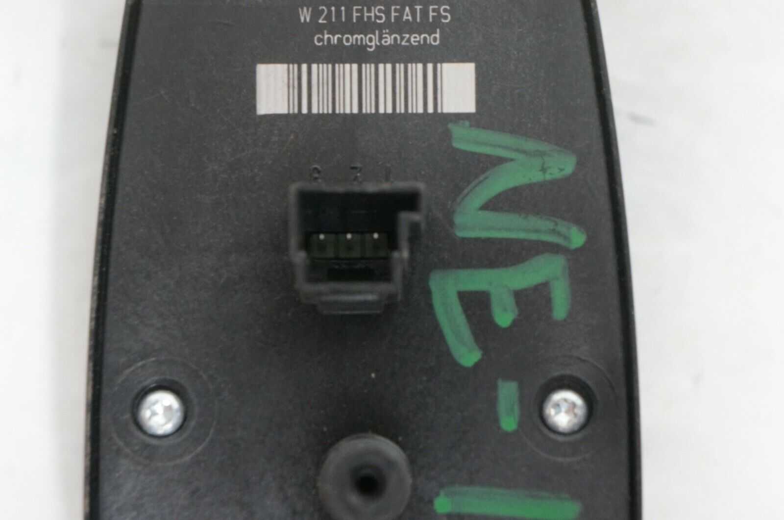 04-05 Mercedes-Benz E-Class Driver Window LH Electrical Switch OEM A2118213679 - Alshned Auto Parts