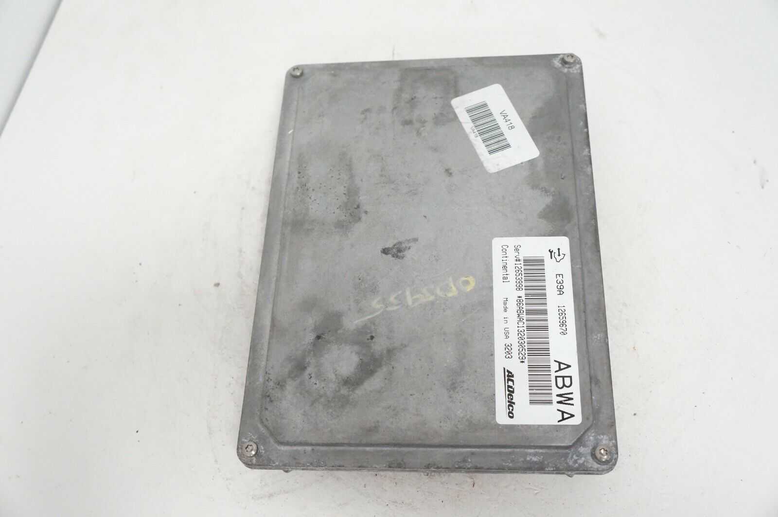 2015 Chevrolet Equinox Engine Computer Control Module ECU 12653998 OEM VA418 - Alshned Auto Parts