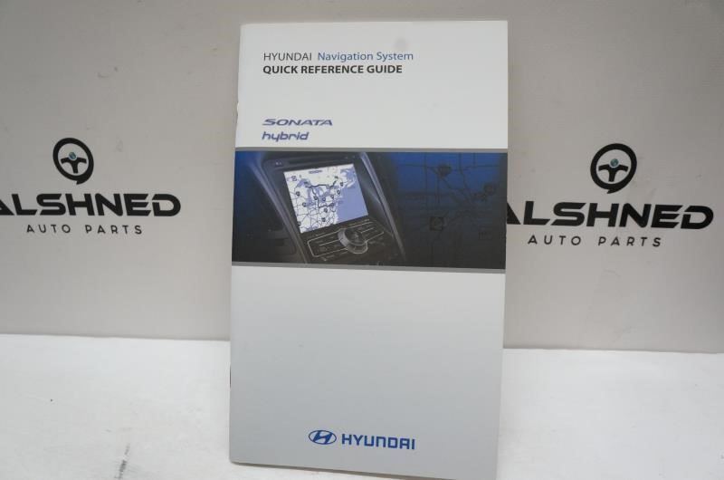 2011 Hyundai Sonata Hybrid Owner Manual Set with Case - Alshned Auto Parts