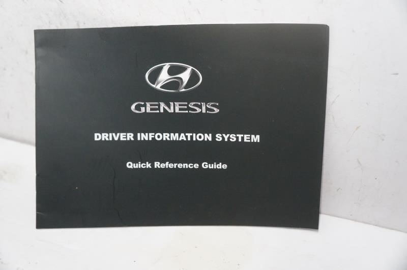 2011 Hyundai Genesis Owner's Manual Book Set with Case - Alshned Auto Parts