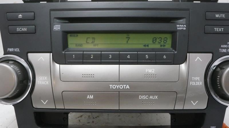 2008-2010 Toyota Highlander AM FM CD MP3 Radio Receiver 86120-48E40-C0 OEM - Alshned Auto Parts