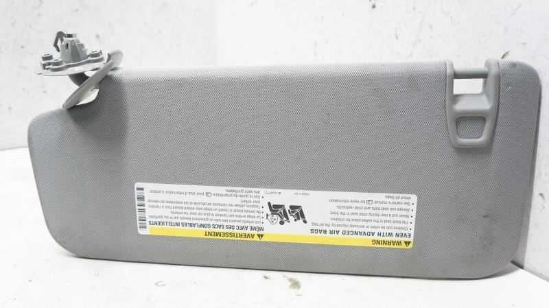 2019 Chevrolet Trax Passenger Right Sun Visor Gray 42424619 OEM - Alshned Auto Parts