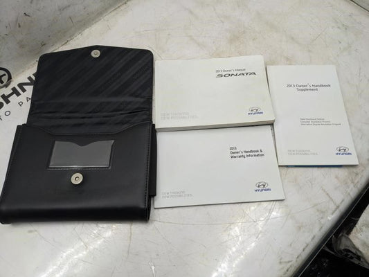 2013 Hyundai Sonata Owners Manual Set with Case A3S0-EU36F OEM - Alshned Auto Parts