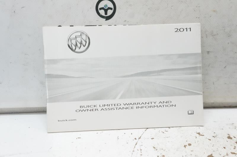 2011 Buick Lacrosse  Owner's Manual Book Case 20859621 A OEM - Alshned Auto Parts