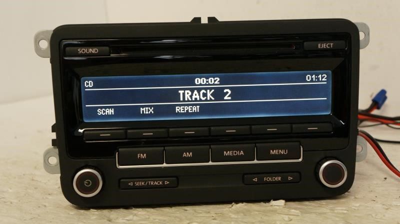 12-14 Volkswagen Passat AM/FM CD MP3 Radio OEM 1K0035164D CODE 0309 - Alshned Auto Parts