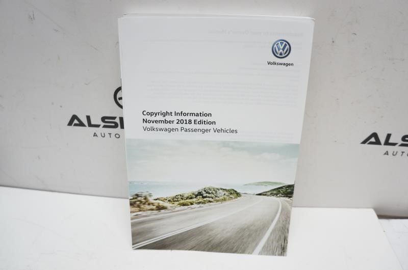 2019 Volkswagen Jetta GLI Owner's Manual Supplement Warranty with Case - Alshned Auto Parts