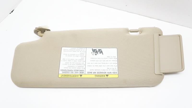 06-07 Nissan Murano Driver Left Side Sun Visor (BEI) OEM 96400-CC20B - Alshned Auto Parts