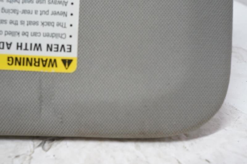 2008-2012 Chevrolet Malibu Passenger Right Sun Visor Gray 22794053 OEM - Alshned Auto Parts