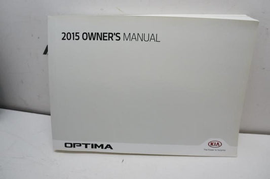 2015 KIA Optima Owner's Manual Customer & Warranty inf. with Case - Alshned Auto Parts