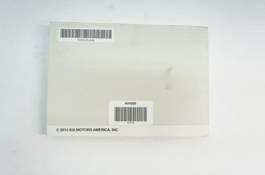 2015 KIA FORTE Owner's Manual Book FA70-EU44B OEM - Alshned Auto Parts