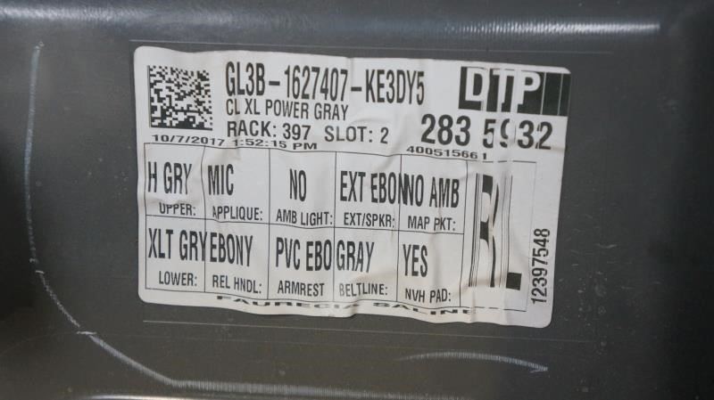 2018 Ford F150 Driver Left Rear Door Trim Panel GL3B-1627407-KE OEM Alshned Auto Parts