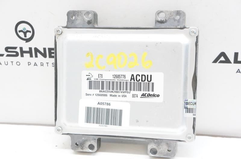 2018 Chevrolet Trax Computer Engine Control Module ECU ECM 12685776 OEM - Alshned Auto Parts