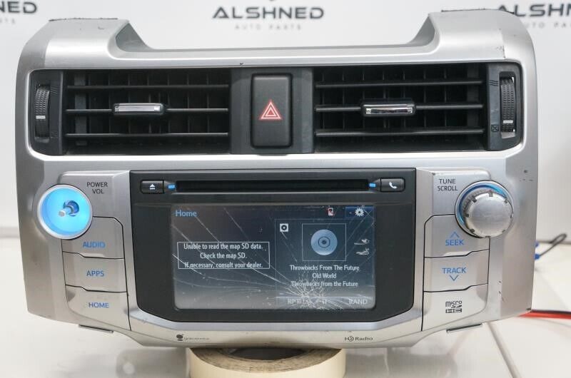 2014-2016 Toyota 4Runner CD XM Player Radio 86100-35350 OEM 510139 *ReaD* AS IS* - Alshned Auto Parts