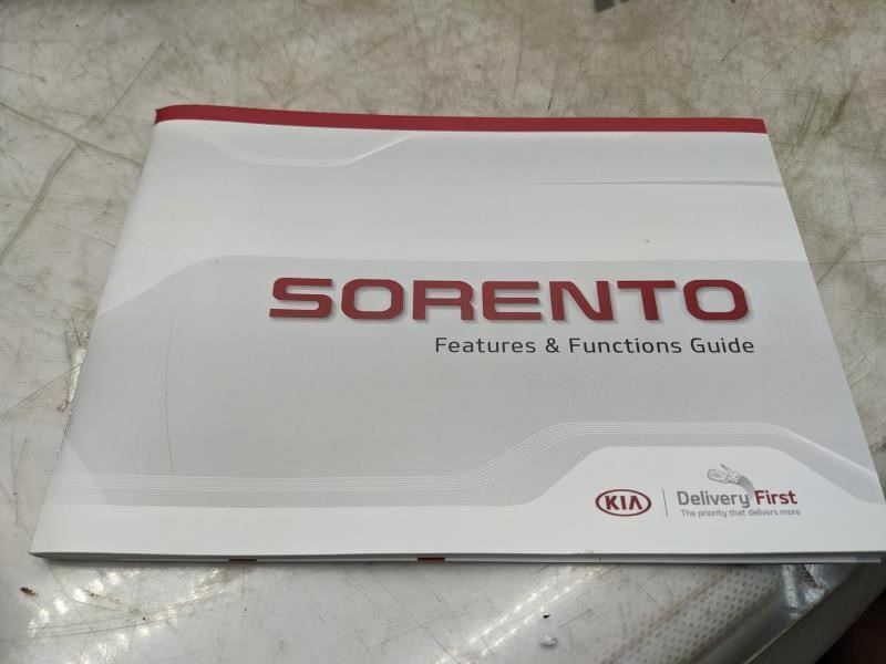 2019 Kia Sorento Owners Manual Set with Case KXG5-EU94I OEM - Alshned Auto Parts