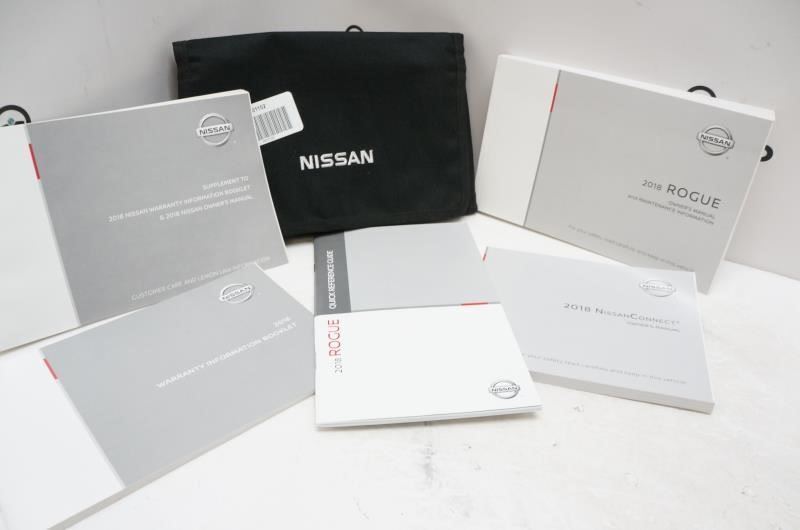 2018 Nissan Rogue Owner's Manual Set with Case - Alshned Auto Parts