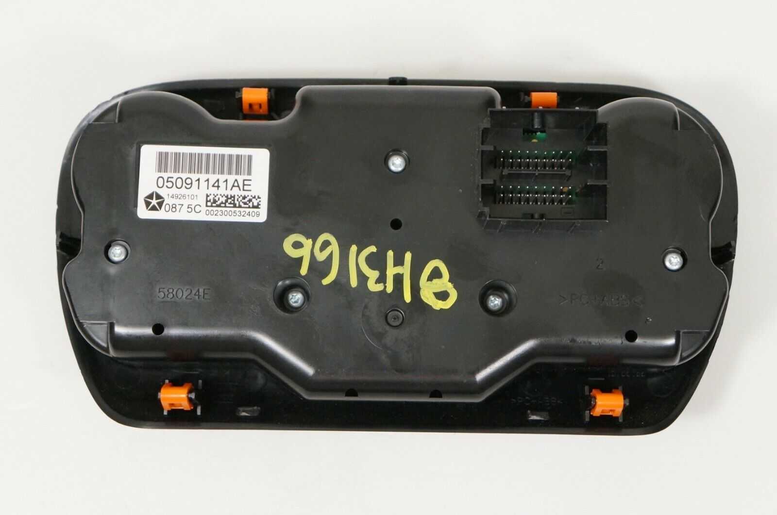 2014-2015 Dodge Dart Heater AC Air Temperature Control Unit OEM 05091141AE Alshned Auto Parts