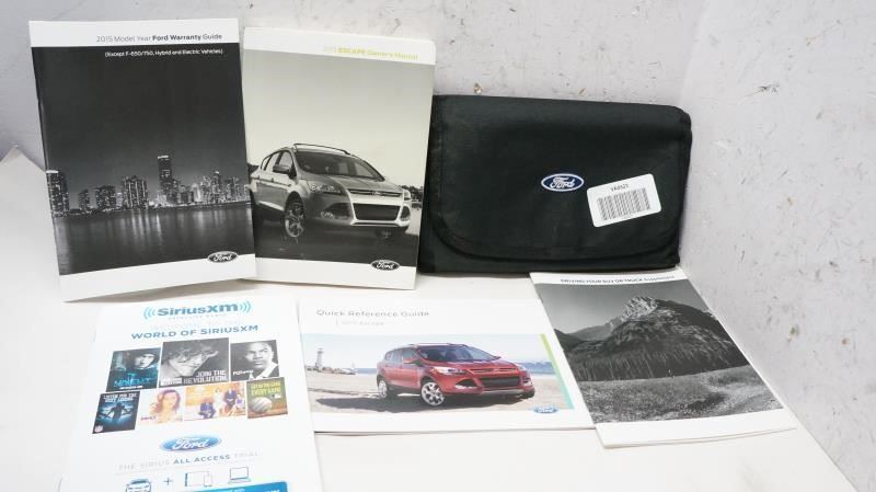 2015 Ford Escape Owner's Manual Book Set with Case - Alshned Auto Parts