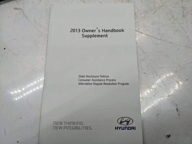 2013 Hyundai Sonata Owners Manual Set with Case A3S0-EU36F OEM - Alshned Auto Parts