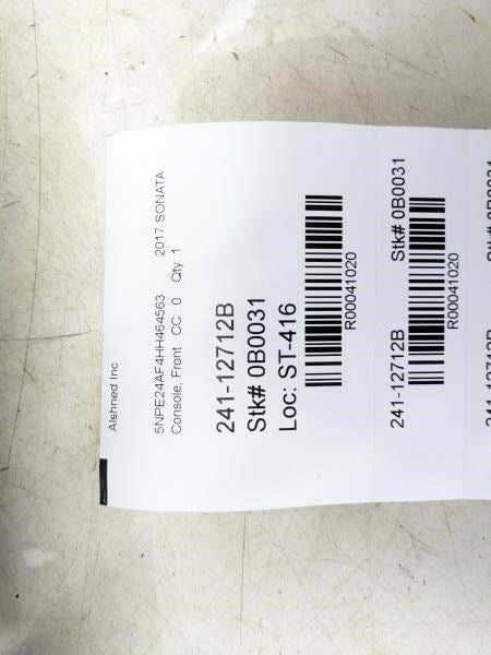 15-17 Hyundai Sonata Center Console Panel w/ Cup Holder USB 84605-C2400 *ReaD* - Alshned Auto Parts