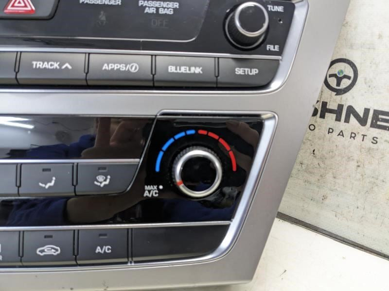 15-17 Hyundai Sonata Radio AC Heater Temp Climate Control w/ Bezel 97250-C2000 - Alshned Auto Parts