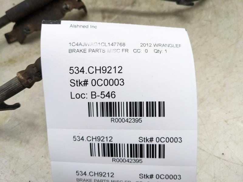 2007-2018 Jeep Wrangler Front Left Side Hydraulic Brake Hose 5154169AB OEM - Alshned Auto Parts