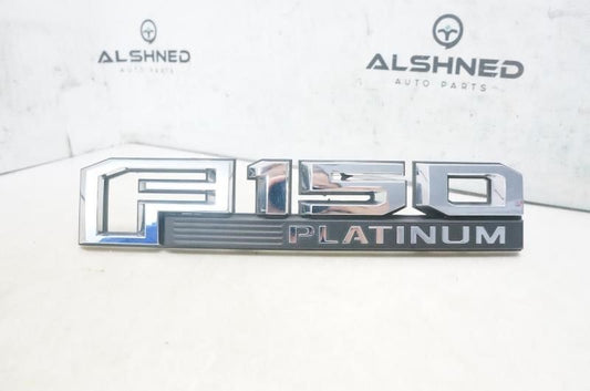 15-20 Ford F150 Front Fender Emblem "F-150 Platinum" FL3Z-16720-H OEM - Alshned Auto Parts