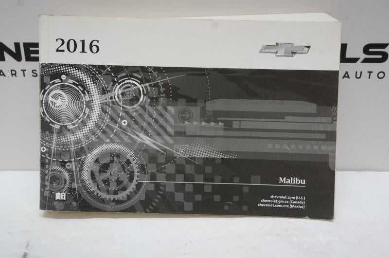 2016 Chevrolet Malibu Owner's Manual - Alshned Auto Parts