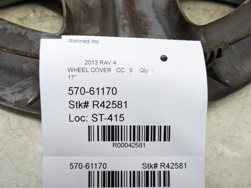 2013-2015 Toyota RAV4 17" Wheel Cover Hubcap 5 Spoke 42602-0R020 OEM