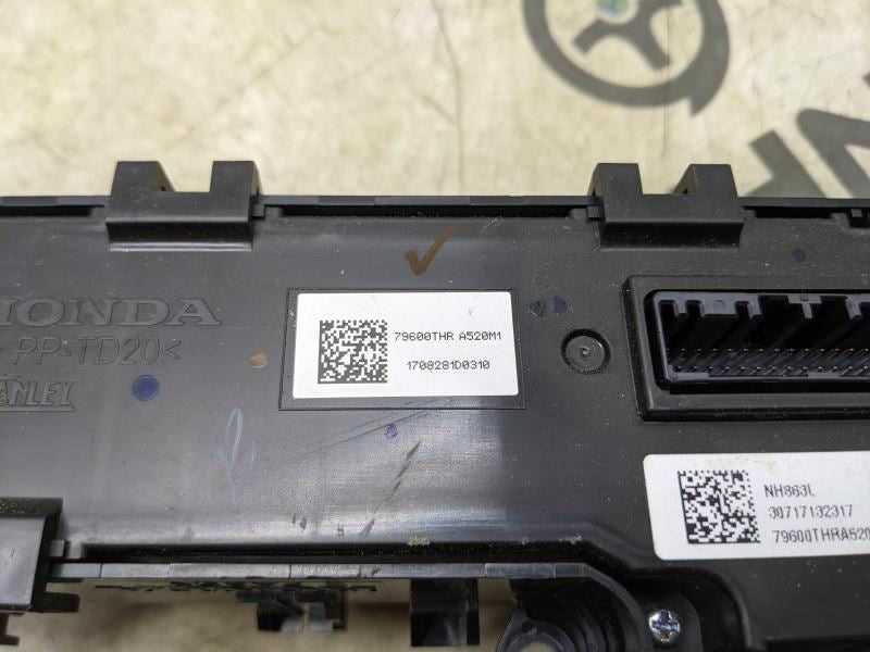 2018-2019 Honda Odyssey AC Heater Climate Control 79600-THR-A52-0M1 OEM - Alshned Auto Parts